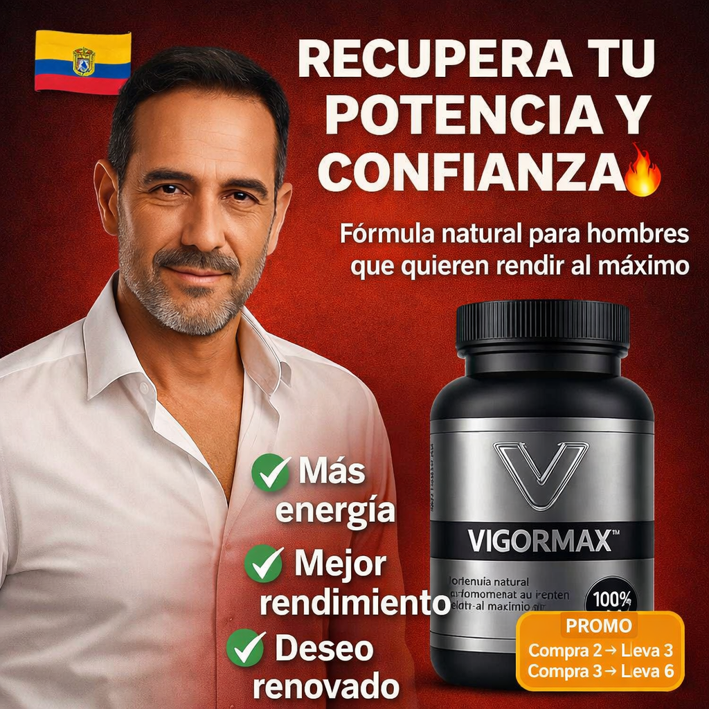 VigorMax - ⚡ Rinde al máximo, vive al máximo